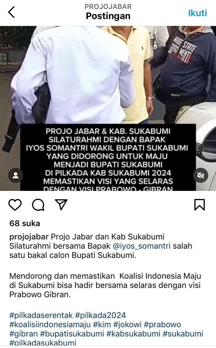 Projo bertemu Iyos Somantri