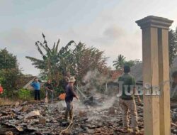 Akibat Kosleting Listrik, Satu Rumah Warga Simpenan Sukabumi Ludes Terbakar