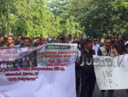 RUU Penyiaran Ancam Kebebasan Pers, Ratusan Jurnalis Lakukan Aksi Damai di Gedung DPRD Kab. Sukabumi