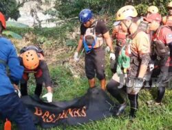 Bocah Hanyut Ditemukan Tewas di Pencarian Hari Ke-3 di Sungai Cicatih Sukabumi