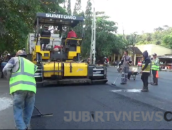 Anggarkan Rp3,4 Miliar, Dinas PU Perbaiki Jalan Jenderal Sudirman Palabuhanratu Sukabumi