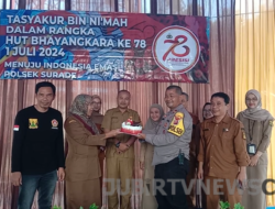 HUT Bhayangkara Ke-78, Polsek Surade Gelar Tasyakuran