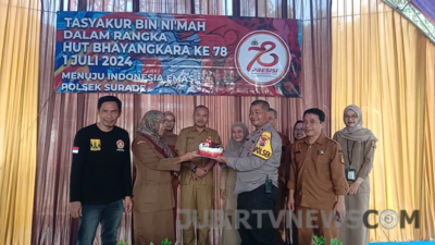 HUT Bhayangkara Ke-78, Polsek Surade Gelar Tasyakuran