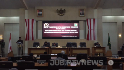 Rapat Paripurna DPRD Kabupaten Sukabumi ke XII : Tetapkan Laporan APBD 2023 Menjadi Perda