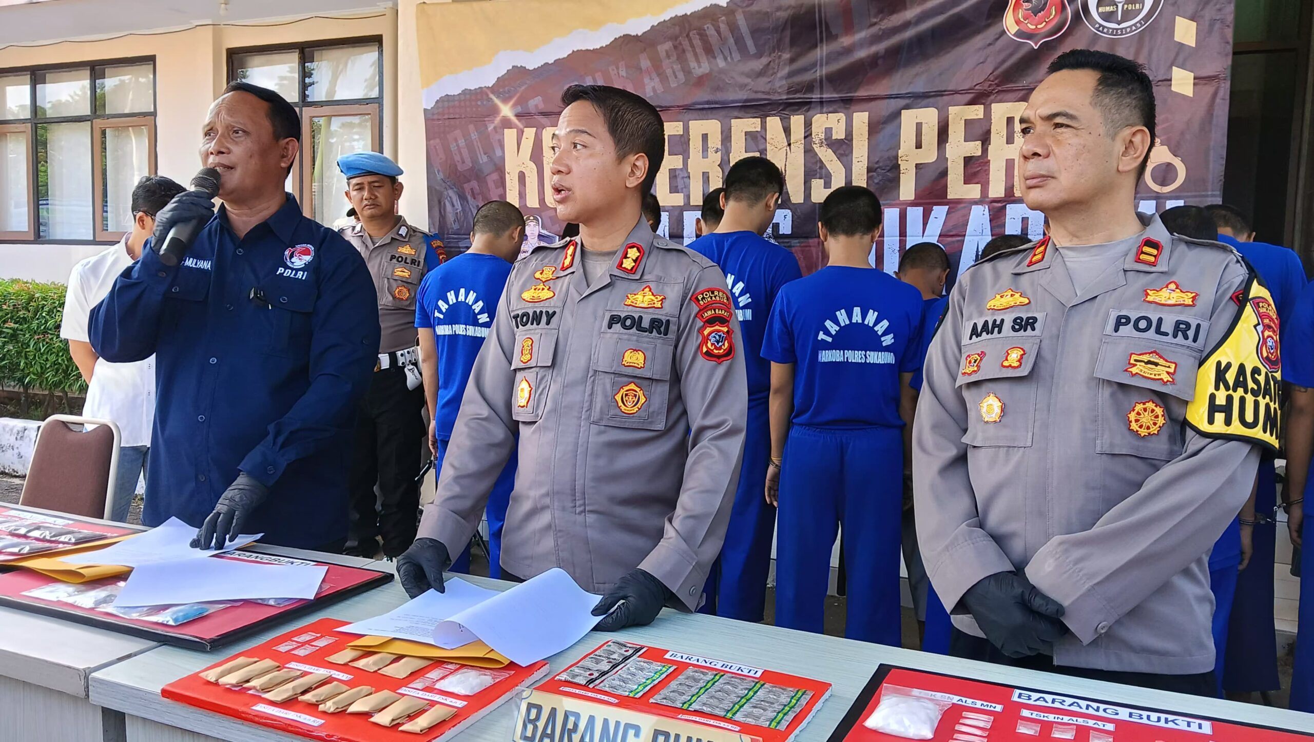 Pengedar Narkoba diamankan Polres Sukabumi