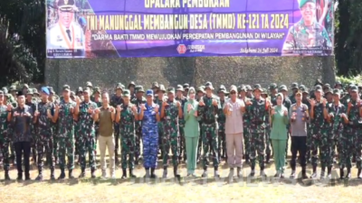 Pembukaan TMMD TNI Membangun Desa Ke-121 Kodim 0622 Kabupaten Sukabumi