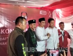 Pasangan Calon Walikota dan Wakil Budi-Agis Mendaftar di KPU Kota Serang