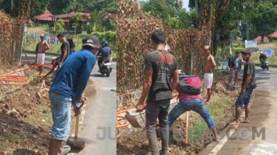 Bahayakan Pengguna Jalan. Proyek Penanaman Kabel Fiber Optik Telkom oleh PT Silkar National Tuai Sorotan