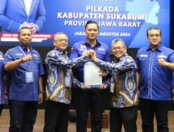 Rekomendasi Demokrat kepada Iyos dan Zainul Diserahkan Langsung oleh AHY untuk Pilkada Sukabumi 2024