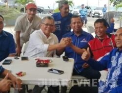 Iyos-Zainul Hadiri HUT Partai Demokrat ke-23 di Teras Muara Citepus. Koalisi Harapan Baru Akan Totalitas Menangkan Pilkada Kabupaten Sukabumi 2024