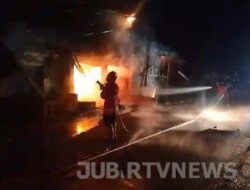 Warung Sembako di Palabuhanratu Ludes Terbakar