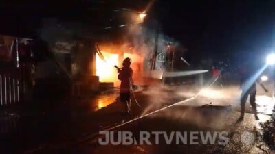 Warung Sembako di Palabuhanratu Ludes Terbakar