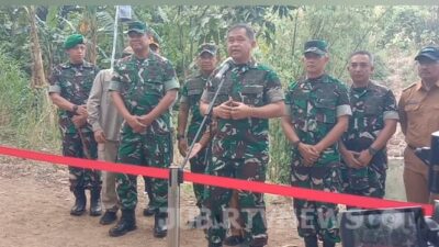 KASAD Lakukan Kunker dan Peresmian DAM Parit di Ciemas