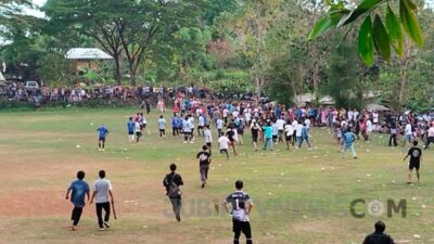 Disaksikan Cawabup Andreas, Semifinal Persiratu Cup 2024 Ricuh