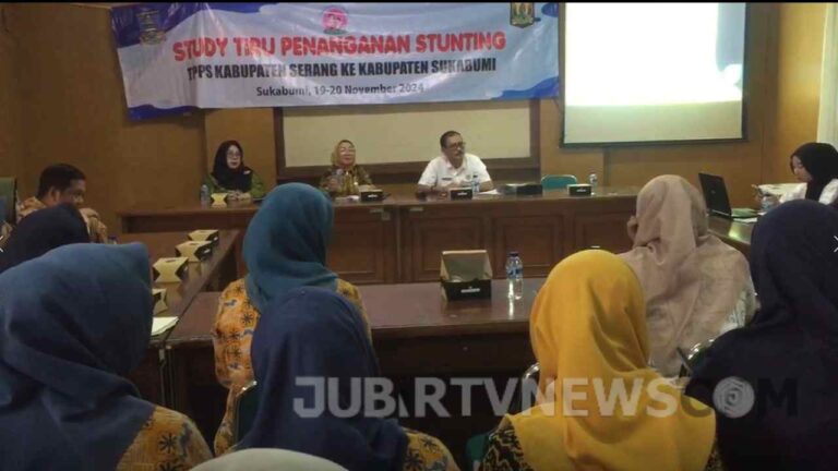 Stunting di Kabupaten Sukabumi Menurun, DPPKB Terima Kunjungan Studi Tiru dari TPPS Kabupaten Serang