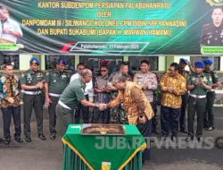 Bupati Sukabumi Resmikan Gedung Subdenpom Persiapan Palabuhanratu