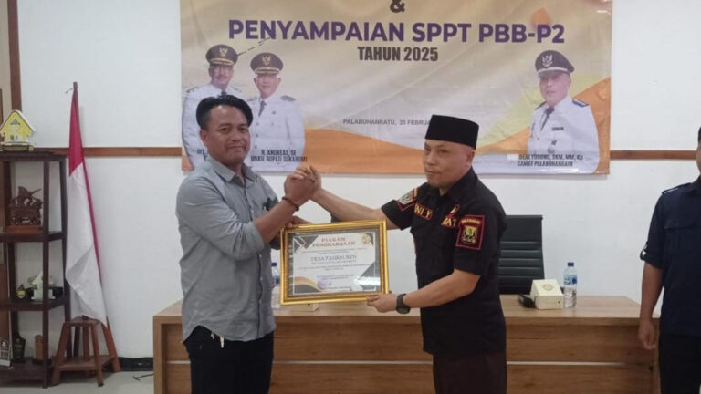 Desa Pasirsuren dan Cimanggu Raih Penghargaan dalam PBB-P2 Award 2025 Kecamatan Palabuhanratu