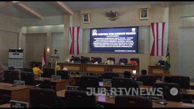 Raperda Perubahan BPR Sukabumi, Fraksi Gerindra Usulkan BPR Syariah