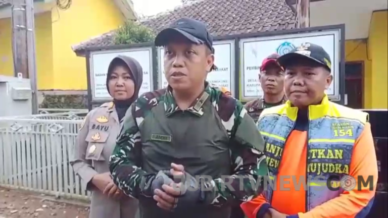 Dandim 0622 Sukabumi Tinjau Langsung Pencarian Korban Longsor di Lengkong