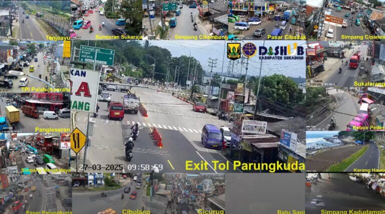 2 Link Live Streaming CCTV untuk Pantau Arus Lalu Lintas Mudik Lebaran 2025 di Sukabumi, Ini Titik-Titiknya