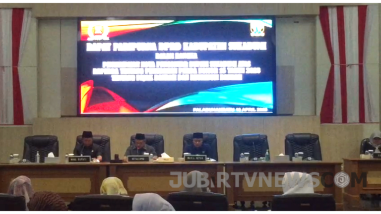 Perubahan Perda Pajak dan Retribusi Daerah Jadi Pembahasan dalam Rapat Paripurna DPRD Sukabumi