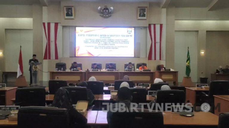 Paripurna DPRD Sukabumi Tindak Lanjuti Evaluasi Perda Pajak Daerah