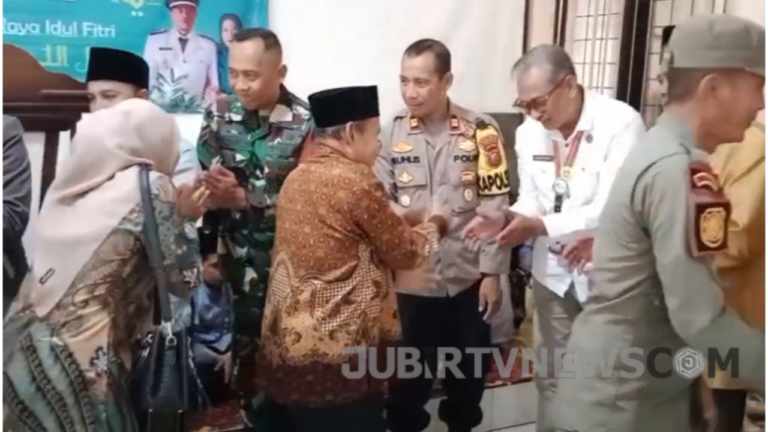 Perkuat Silaturahmi Antar Lembaga, Forkopimcam Jampangkulon Sukabumi Gelar Halal Bihalal