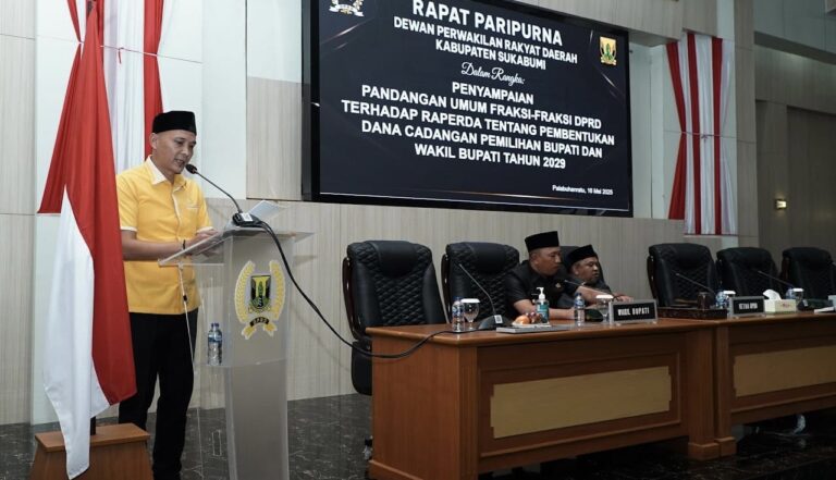 F-Golkar DPRD Sukabumi Dukung Dana Cadangan Pilkada 2029: Langkah Strategis dan Antisipatif Hadapi Dinamika Fiskal