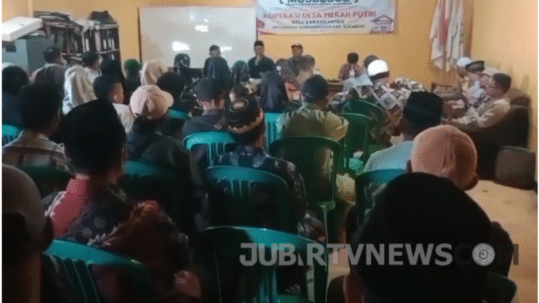 Harapan Tumbuh di Lereng Sukabumi, Desa Karanganyar Dirikan Kopdes Merah Putih