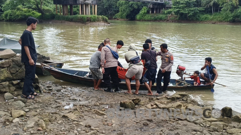 Tragis, Seorang Ayah Tewas Tenggelam Saat Memancing di Sungai Cikarang Surade Sukabumi