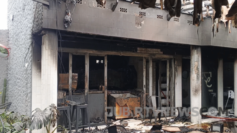 Kafe Lokopi di Surade Terbakar, Kerugian Ditaksir Capai Rp400 Juta