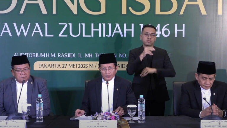 Hasil Sidang Isbat: 1 Zulhijah 1446 H Jatuh pada 28 Mei, Idul Adha 6 Juni 2025