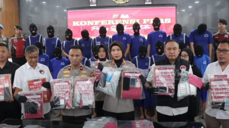 16 Kasus Narkoba Dibongkar Polres Sukabumi Kota dalam 2 Bulan, 19 Terduga Pelaku Diamankan
