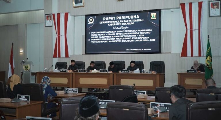 Bahas RPJMD 2025–2029, DPRD dan Pemkab Susun Rencana Pembangunan Sukabumi untuk Lima Tahun ke Depan