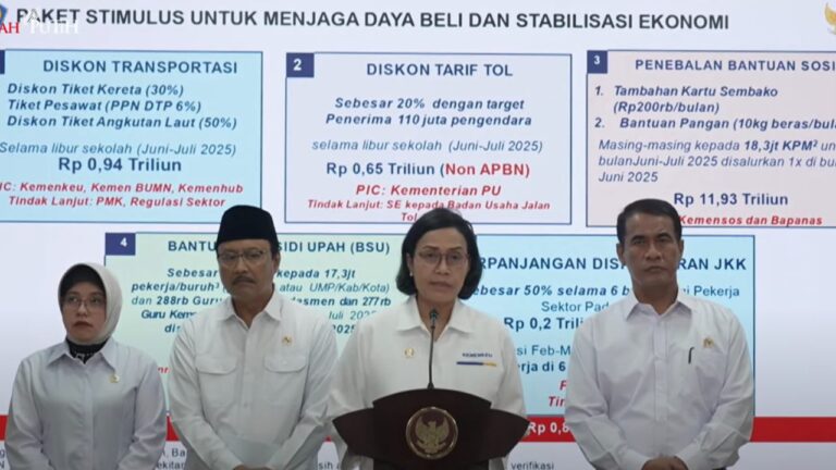 Sri Mulyani Umumkan 5 Paket Stimulus Ekonomi Juni–Juli 2025, Ini Rinciannya