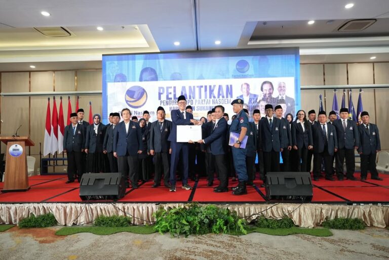 Ayep Zaki Resmi Jabat Ketua DPD NasDem Kabupaten Sukabumi