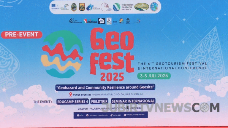 Geofest 2025 Resmi Dibuka, Eksplorasi Geopark Dimulai dari Sukabumi