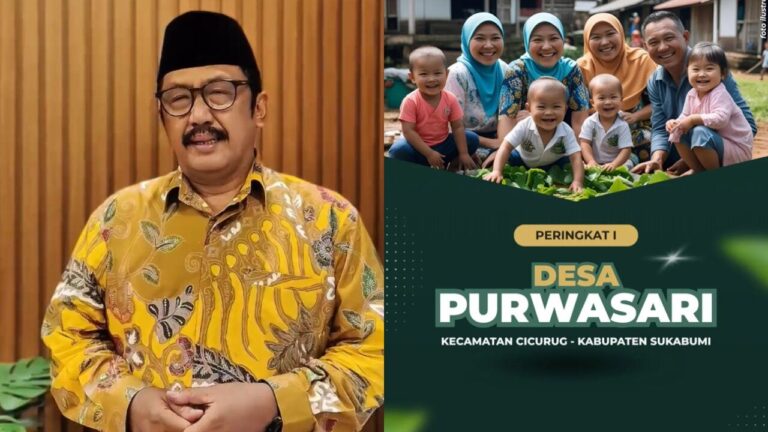 Bupati Sukabumi Apresiasi Desa Purwasari Raih Juara 1 dalam Konvergensi Stunting Tingkat Provinsi Jabar 2025