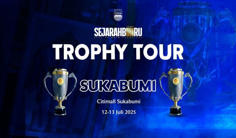 Catat Tanggalnya! PERSIB Trophy Tour 2025 Bakal Hadir di Sukabumi