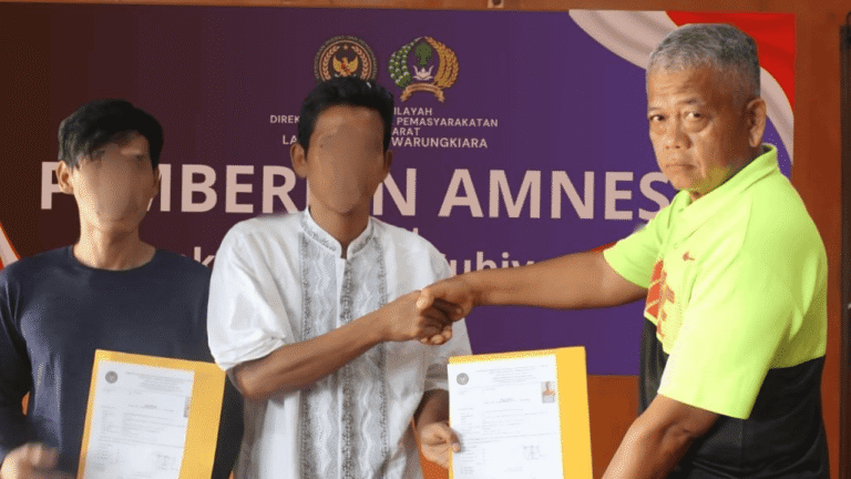 2 Narapidana Lapas Warungkiara Asal Sukabumi Resmi Bebas Usai Dapat Amnesti Presiden Prabowo