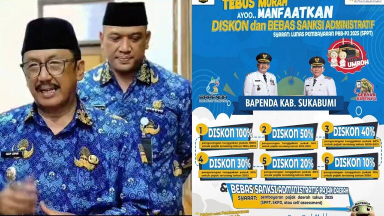 Ketika Banyak Daerah Naikkan PBB, Pemkab Sukabumi Pilih Beri Diskon hingga Bonus untuk Warga