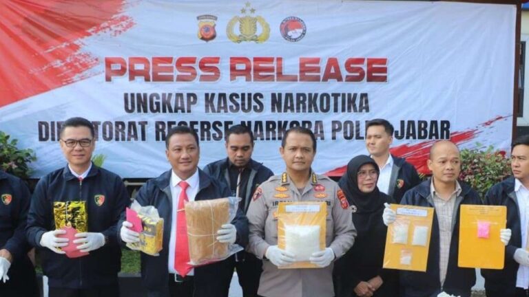 Jaringan Narkoba Jakarta–Sukabumi–Bandung Terungkap, 4 Tersangka Dibekuk Polda Jabar