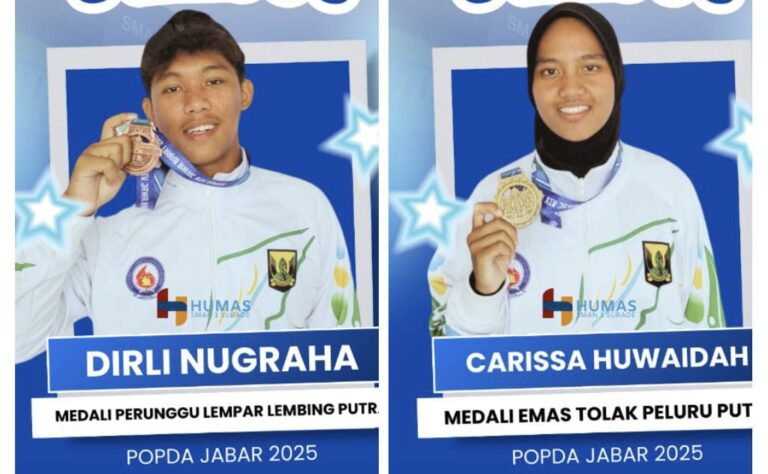 SMAN 1 Surade Jadi Sorotan, Dua Atletnya Ukir Prestasi di POPDA Jabar XIV