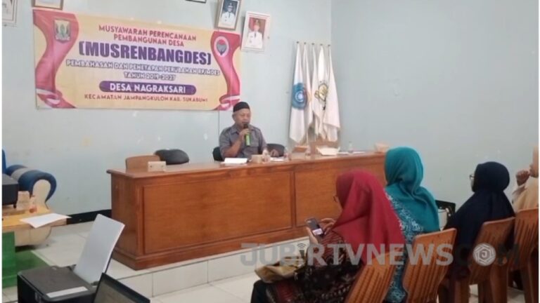 Video: Musrenbangdes Nagraksari Sukabumi, Warga Dilibatkan dalam Tinjau Ulang RPJMDES