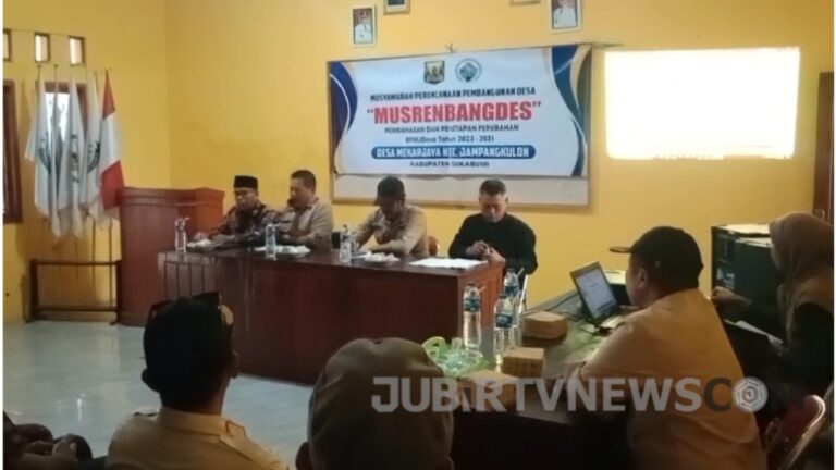 Video: Musrenbangdes Mekarjaya Sukabumi 2026, Warga Rumuskan Arah Pembangunan