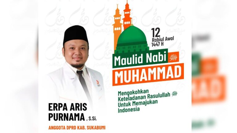 Anggota DPRD Sukabumi Erpa Aris Purnama Ajak Umat Teladani Akhlak Rasulullah di Momen Maulid Nabi 1447 H