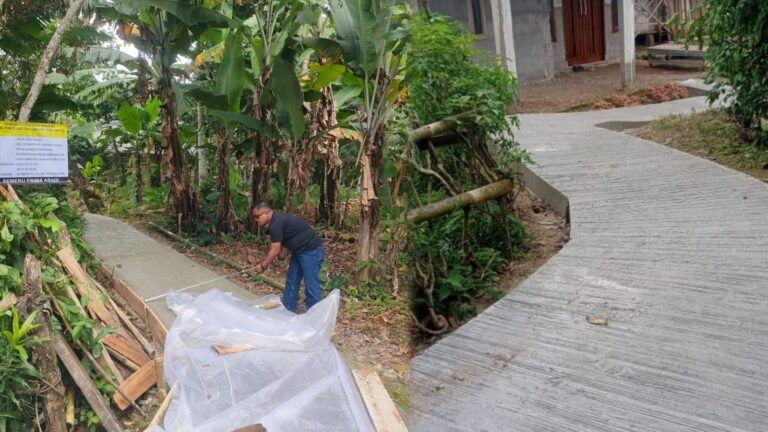 Pokir DPRD Anang Janur Direalisasikan, Disperkim Bangun Jalan Lingkungan di Bojongsari Sukabumi