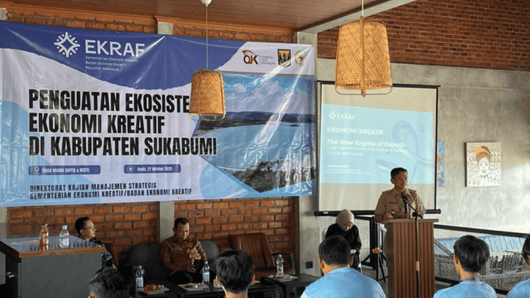 Dispar Sukabumi Dukung Pelatihan Pelaku Ekraf untuk Perkuat Ekosistem Kreatif Daerah