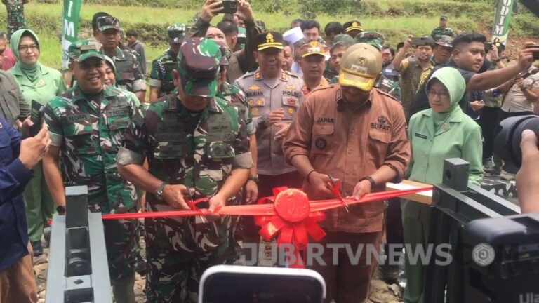 Video: Peresmian Jembatan Panel Garuda di Cisolok Sukabumi, Akses Kokoh Sambungkan 4 Desa!