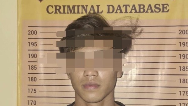 Tampang pelaku jambret HP yang menyeret bocah 11 tahun di Sukaraja Sukabumi. | Foto: Ist